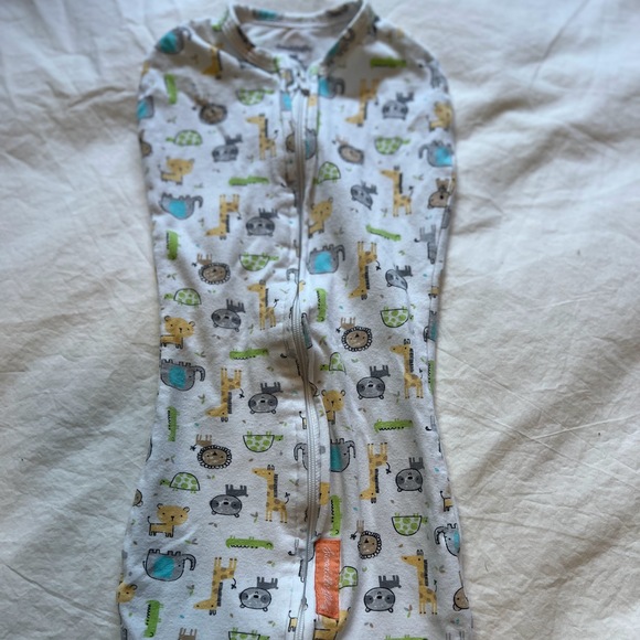 SwaddleMe Pajamas Swaddleme Newborn Zipup Safari Swaddle Nb Poshmark